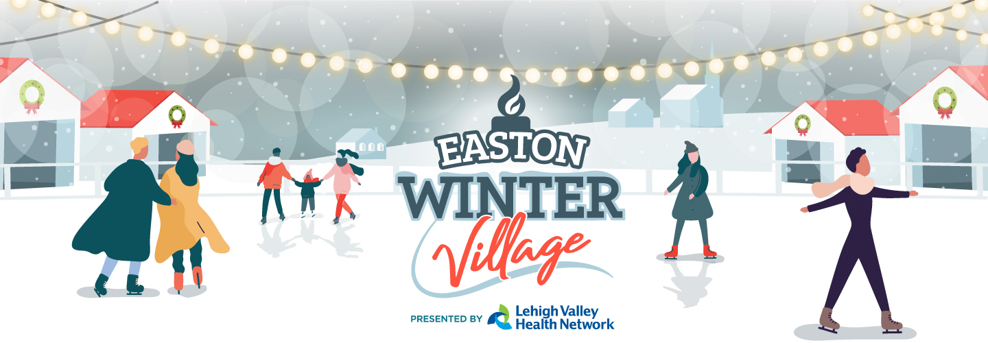 The Easton Winter Village Skating Rink